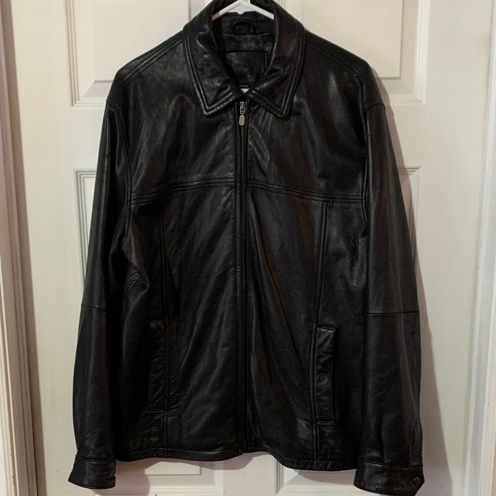 Denver Hayes Men's Black Leather Jacket